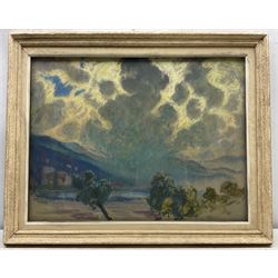 William Samuel Horton (American 1865-1936): Blue Mountains, pastel unsigned 47cm x 61cm 
Provenance: private collection, purchased Chiswick Auctions 29th June 2022 Lot 46; from the estate of the artist.