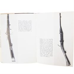 Six reference books on antique guns, including Collecting Arms and Armour, American Firearms Makers, Famous Guns for Famous Collections etc  