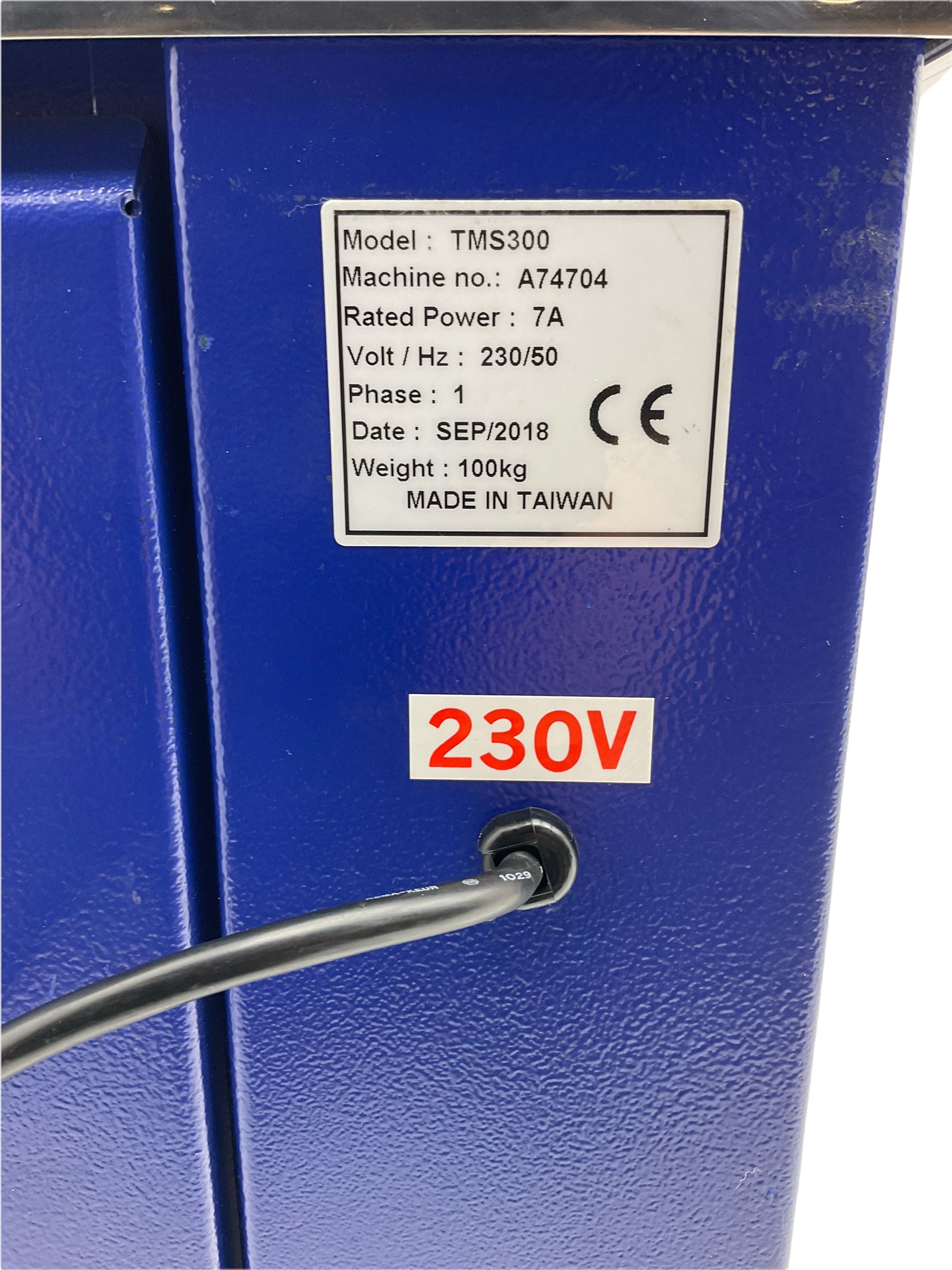 Semi Automatic Pallet Strapping machine Model Type - TMS300
 
 - THIS LOT IS TO BE COLLECTED BY APPOINTMENT FROM DUGGLEBY STORAGE, GREAT HILL, EASTFIELD, SCARBOROUGH, YO11 3TX