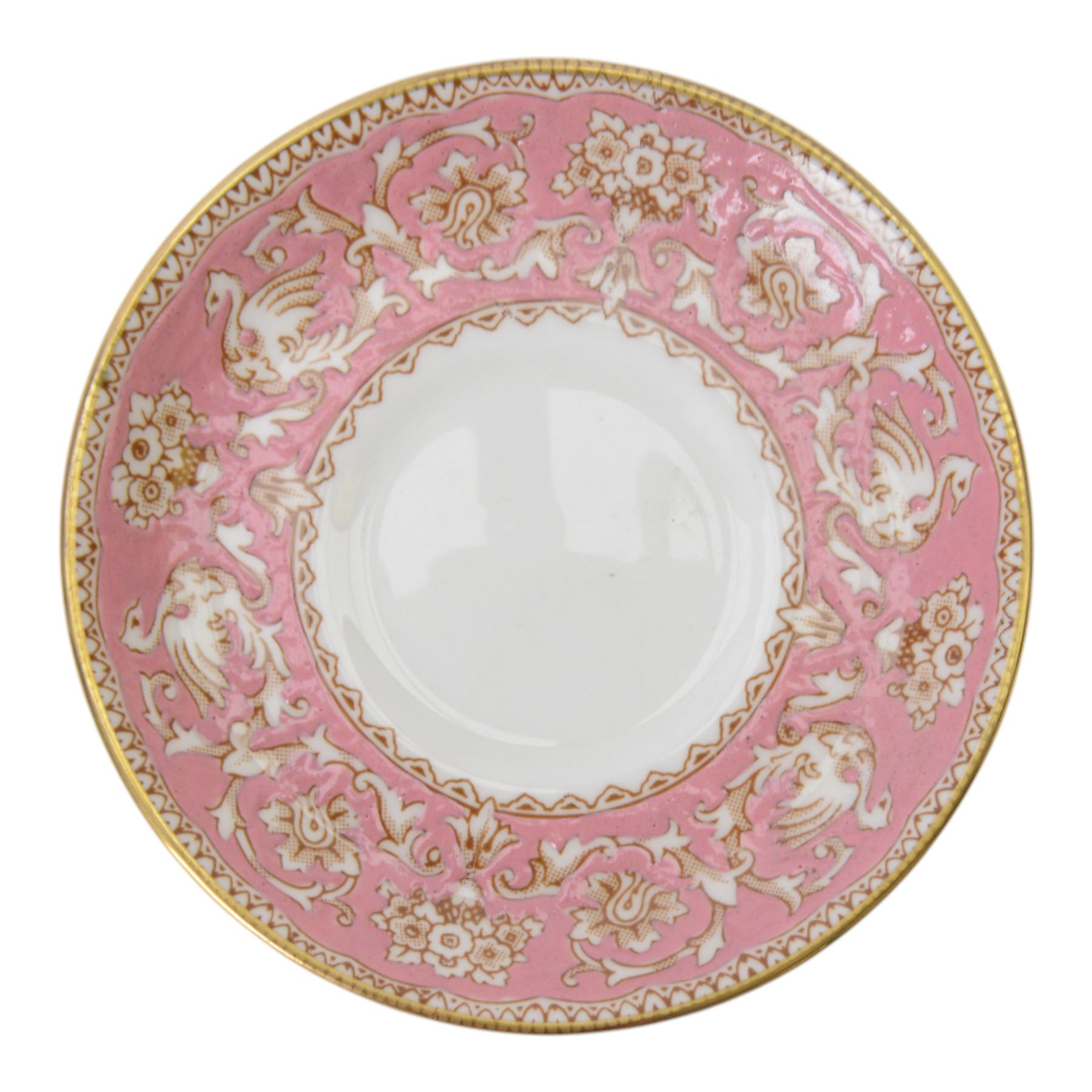 Royal Copenhagen parian ware circular plaques together with Crown Staffordshire cup and saucer