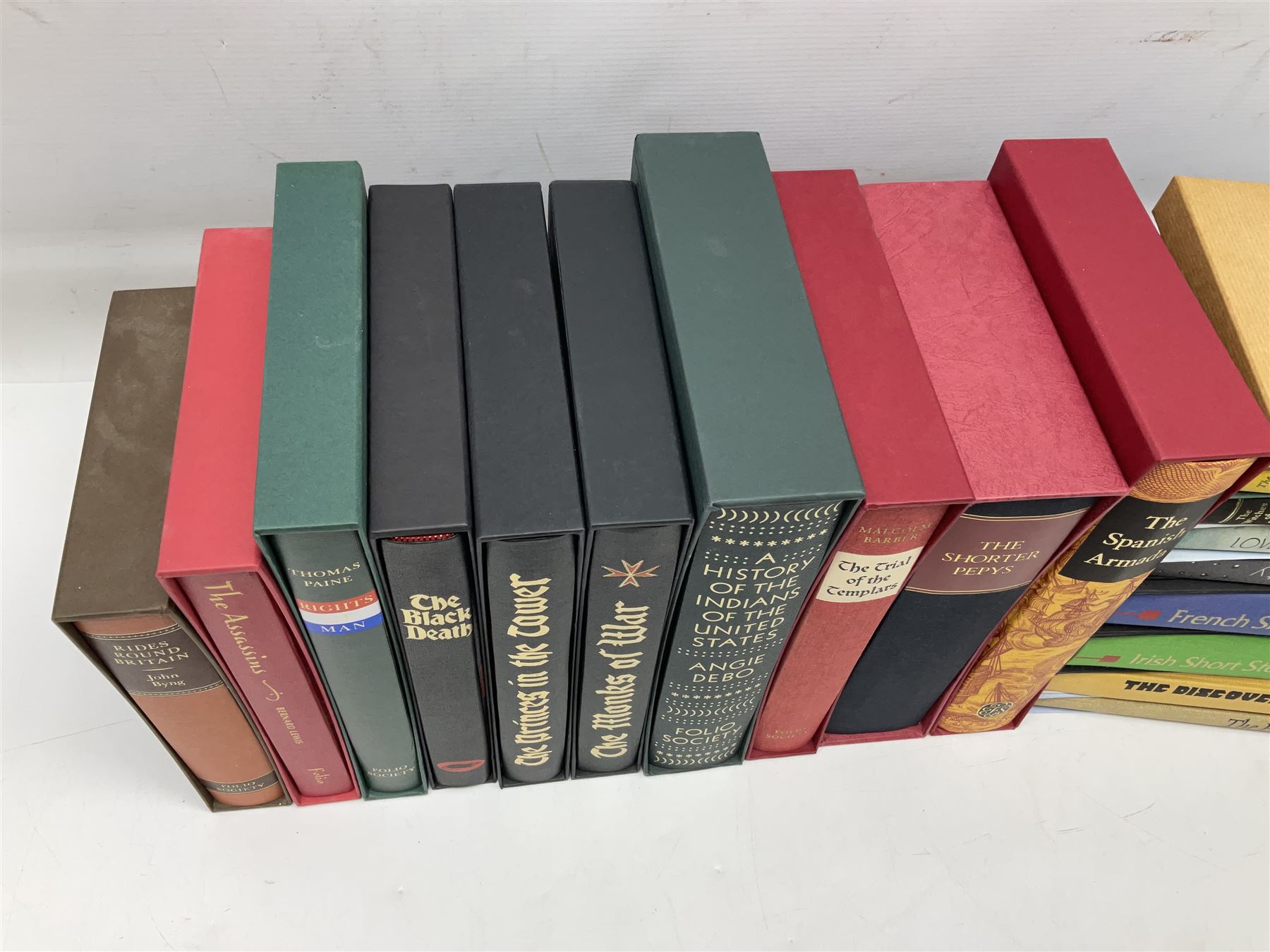Folio Society - nineteen volumes including The Discovery and Conquest of Peru, French Short Stories, 1066 and All That, etc 