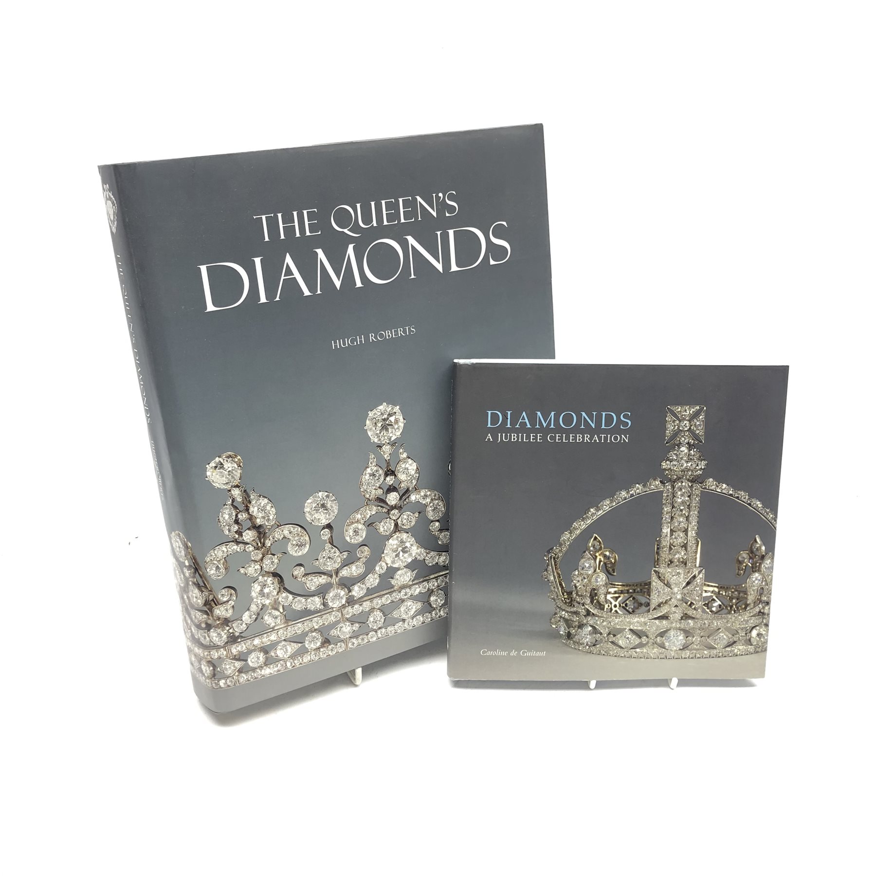 'The Queen's Diamonds' by Hugh Roberts, pub. 2012 and 'Diamonds A Jubilee Celebration' by Caroline de Guitaut, both in dustjackets, 2vols  