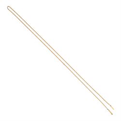 Early 20th century gold rope twist chain necklace, with barrel clasp stamped 15c