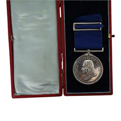Most Excellent Order of the British Empire, M.B.E. breast badge and Greenwich Hospital School Medal for Attainments and Good Conduct medal, both awarded to Lt Ralph Dixon Roya Navy