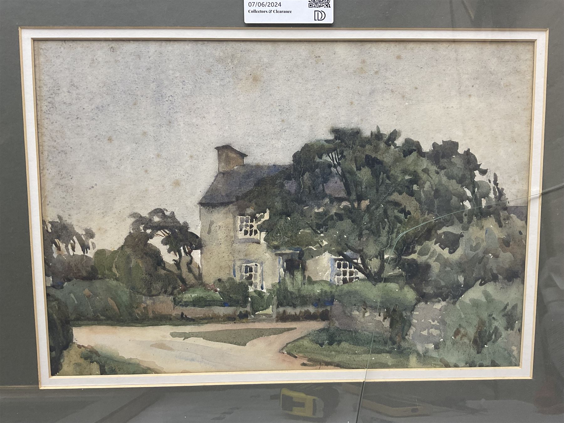 Chas H Neale (British 20th Century): 'Poets Corner - Long Millgate, Manchester', watercolour signed titled and dated 1964 together with a selection of variously signed British 20th century watercolours to include Norman Battershill, P S Buckingham and William Dodd max 25cm x 36cm (5)