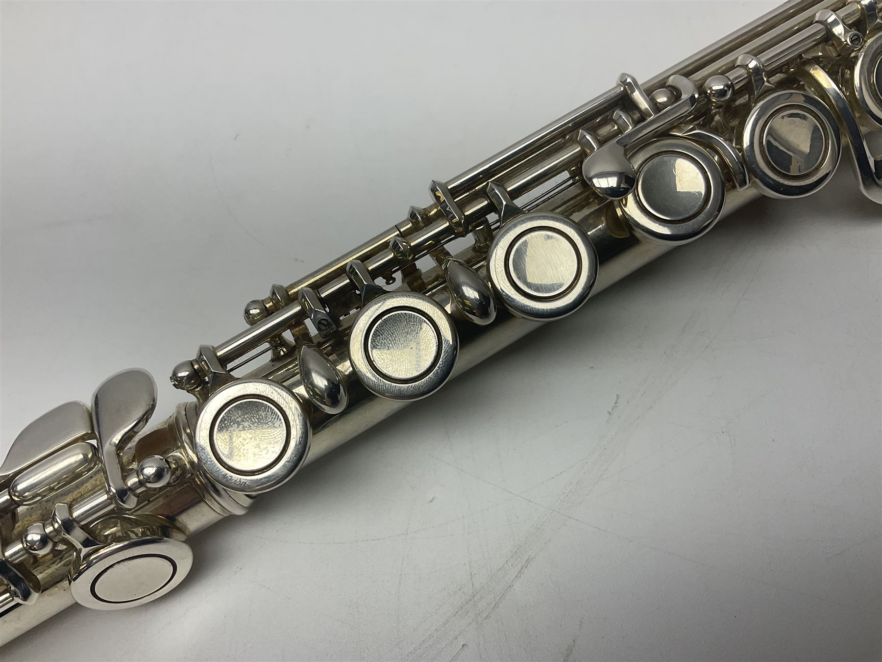 Buffet Crampon & Co Cooper Series II silver plated flute, serial no.020804739; in fitted hard case and outer carrying case