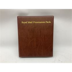 Queen Elizabeth II mint decimal stamps, mostly in presentation packs, face value of usable postage approximately 180 GBP