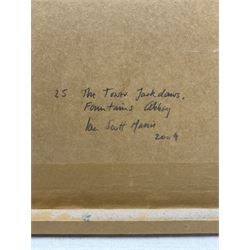 Ian Scott Massie (British 1952 -): 'Whitby by Moonlight', artist's proof screenprint signed and titled 34cm x 24cm 
Provenance: purchased by the vendor from Staithes Gallery in 2021