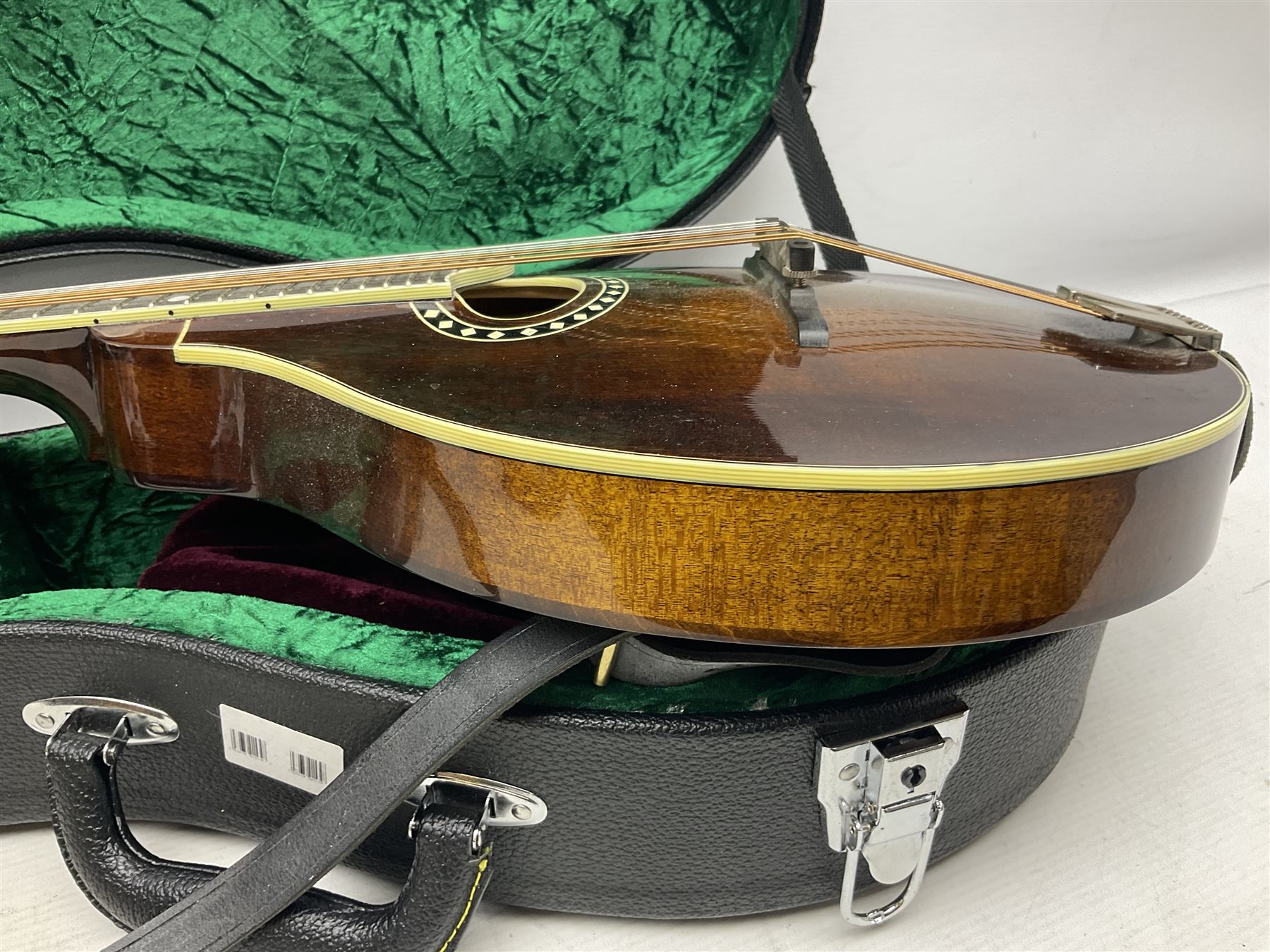 Eastman eight-string mandolin model MD504, serial no.140435406, L66cm; in TGI hard carrying case; together with case of instructional CDs