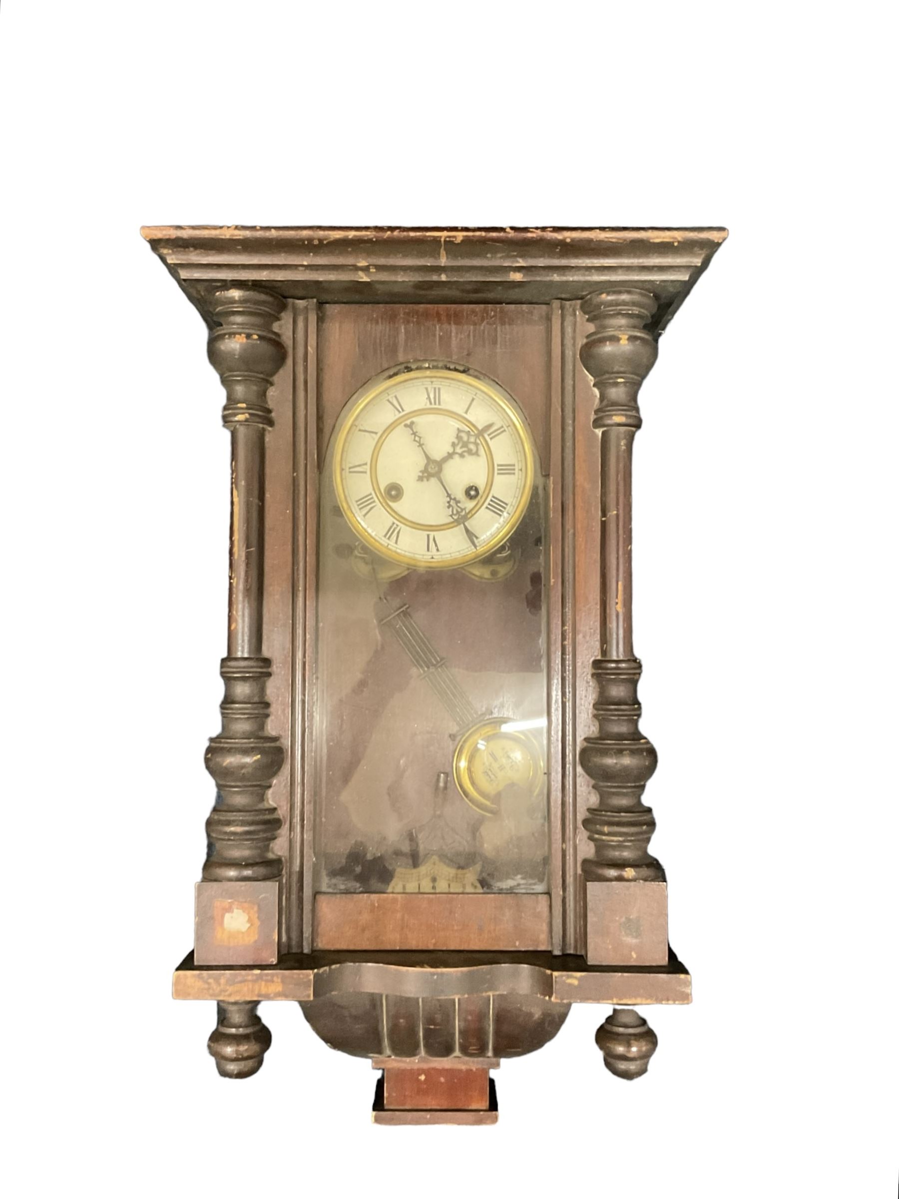 Four 20th century wall clocks