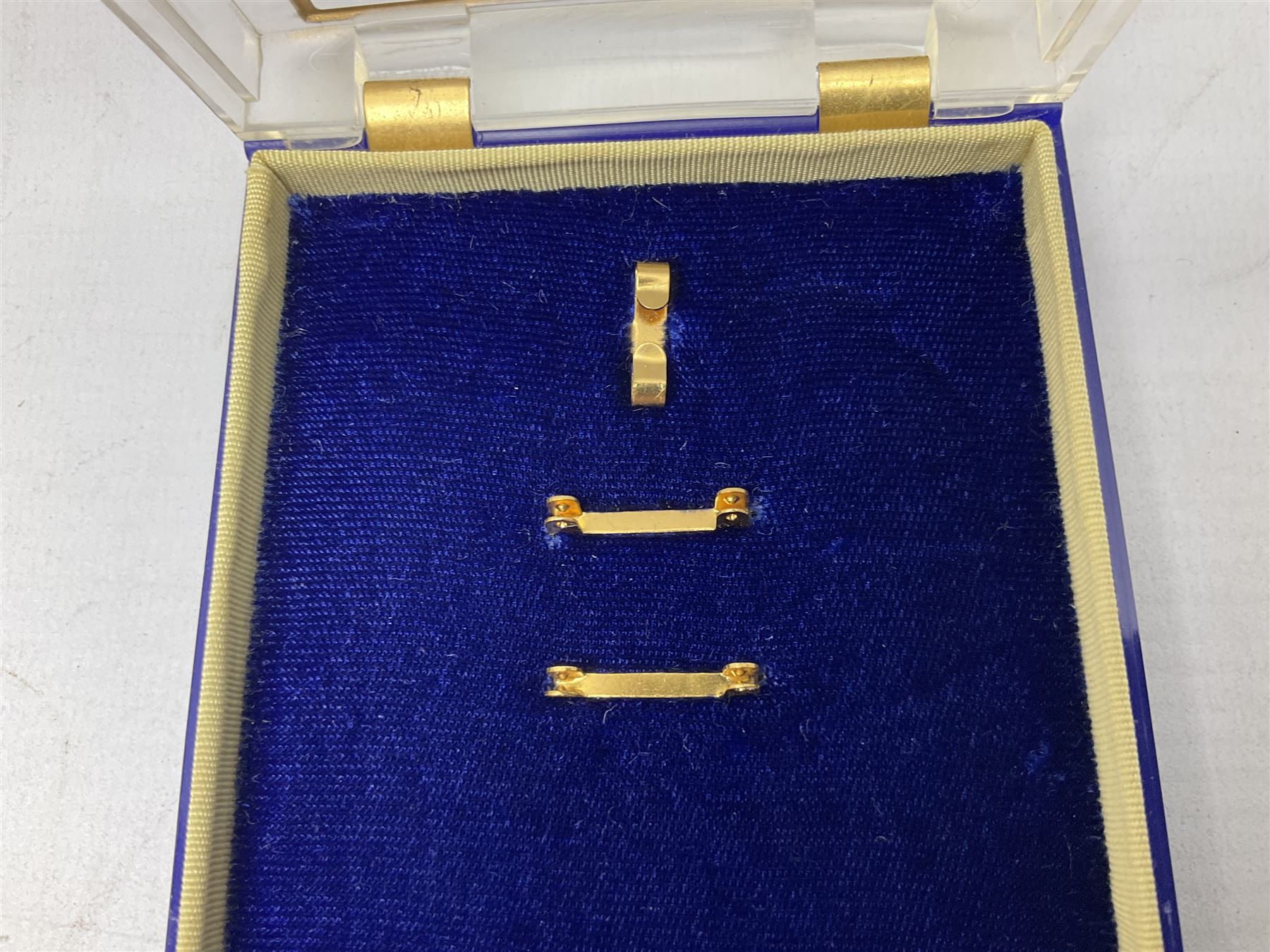 United States of America, Congressional Medal of Honor, gilt metal and enamel, unnamed, reverse of suspension engraved ‘The Congress to’, the neck cravat with pop stud attachments, boxed with felt bag