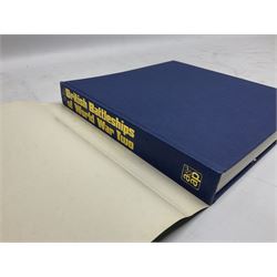 Raven & Roberts: two volumes - British Battleships of WW2. 1981 Third impression; and British Cruisers of WW2. 1980; both with dustjacket (2)