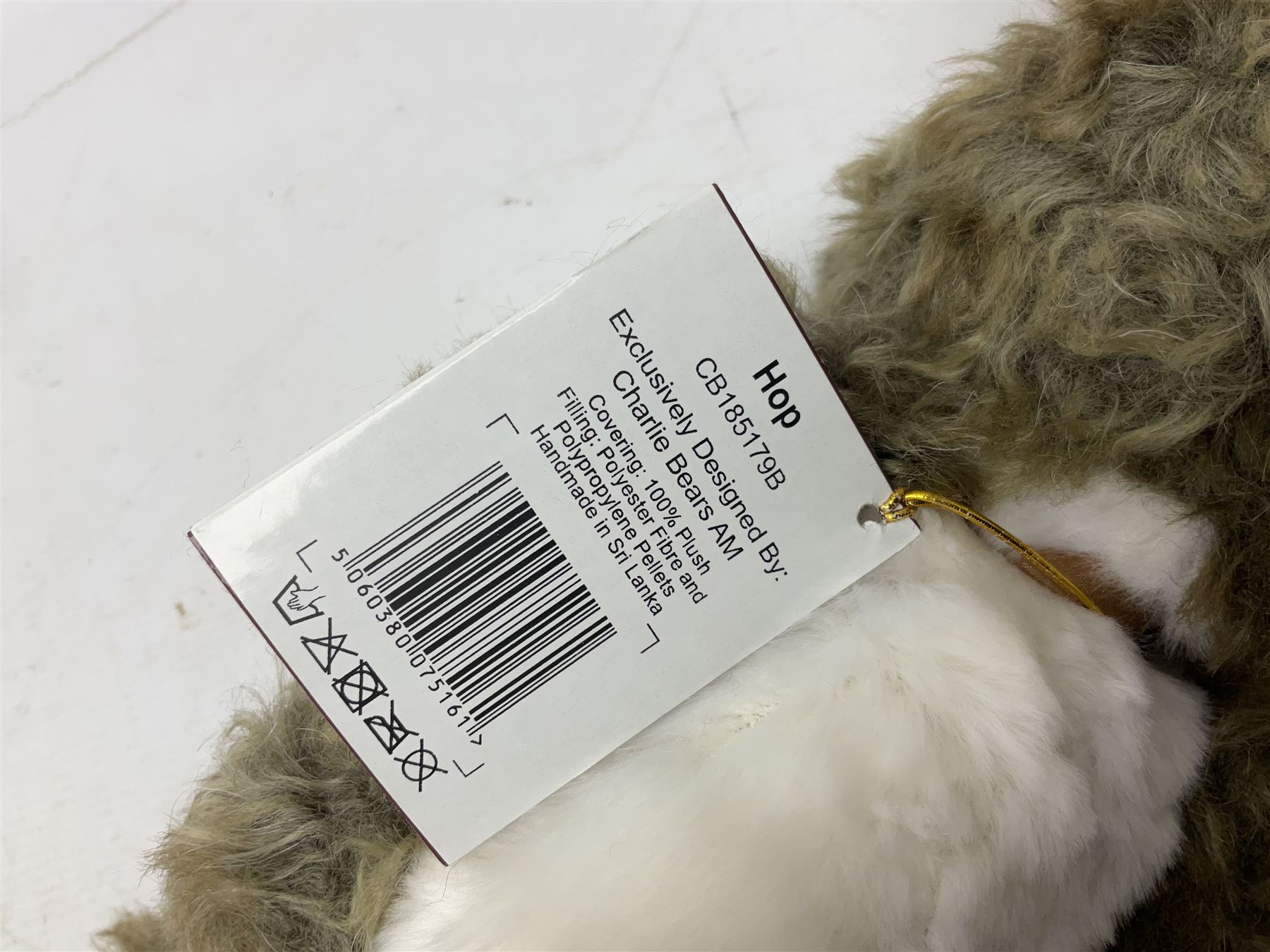 Charlie Bears - 'Gum Drop' CB2052360; 'Lettice' CB2060140; and 'Hop' CB185179B; all with labels (3)