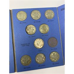 Incomplete Whitman folder 'Great Britain half crowns collection 1911 to 1940', including George V 1914, 1915, two 1916, 1918 and 1919 etc, twenty-six coins in total