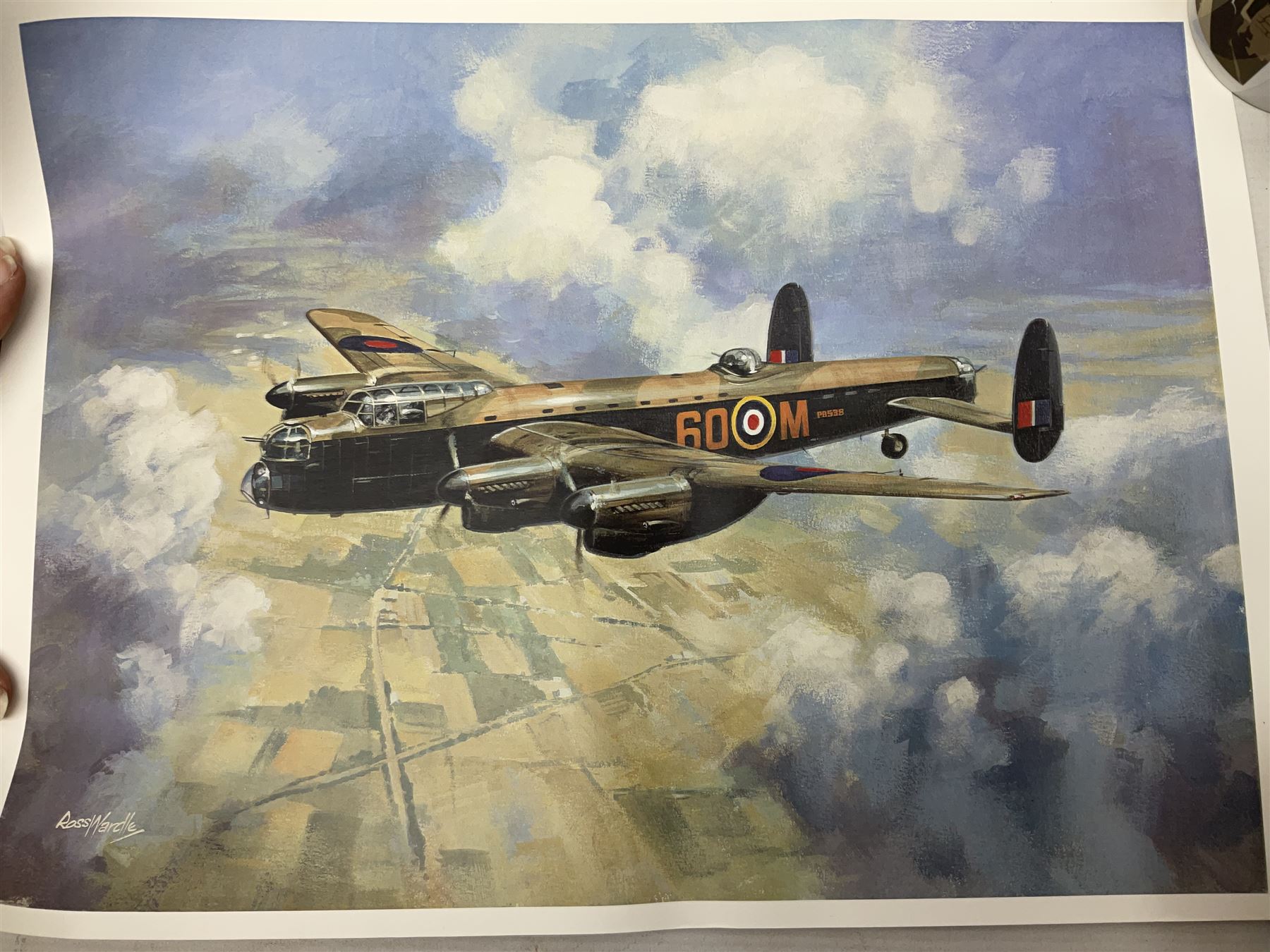 Collection of twenty-one unframed and seven framed prints of predominantly aviation interest after David Pritchard, Brian Petch, Stephen Teasdale, Barry Price, Coulson, Wardle etc; depicting Spitfires, Hurricanes etc; some limited editions with certificates and many bearing multiple signatures on the mount