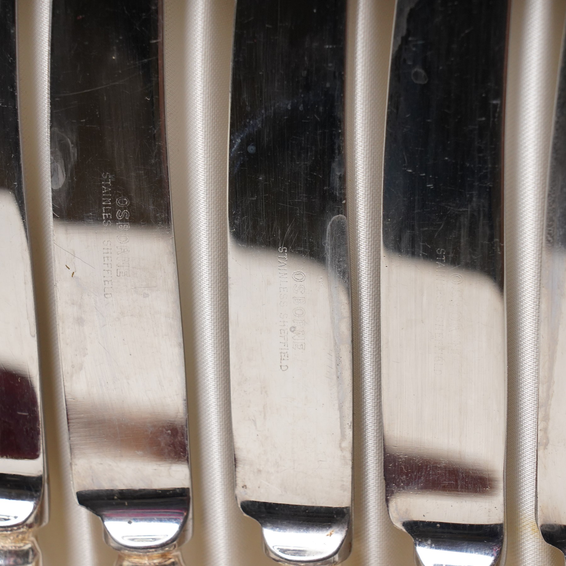 Canteen of silver plated Dubarry pattern cutlery for eight covers together with some additional items in mahogany box