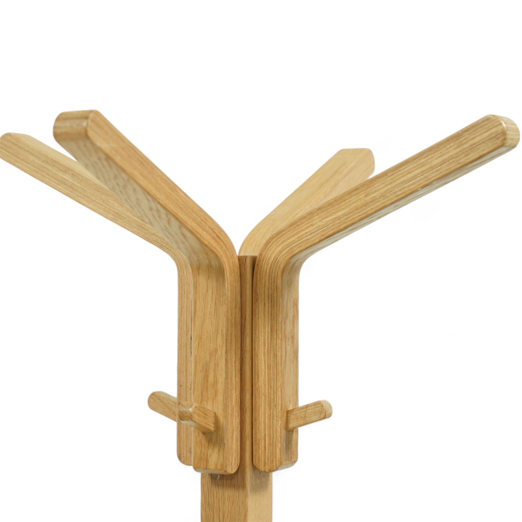 Habitat light oak hat and coat stand