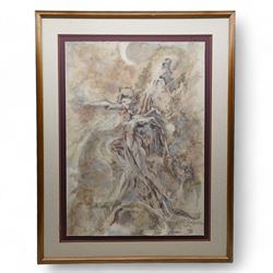 Joy Kirton-Smith (British contemporary): 'Dance I' and 'Dance II', pair limited edition colour prints signed titled and numbered 183/275 and 129/275 in pencil 52cm x 73cm (2)