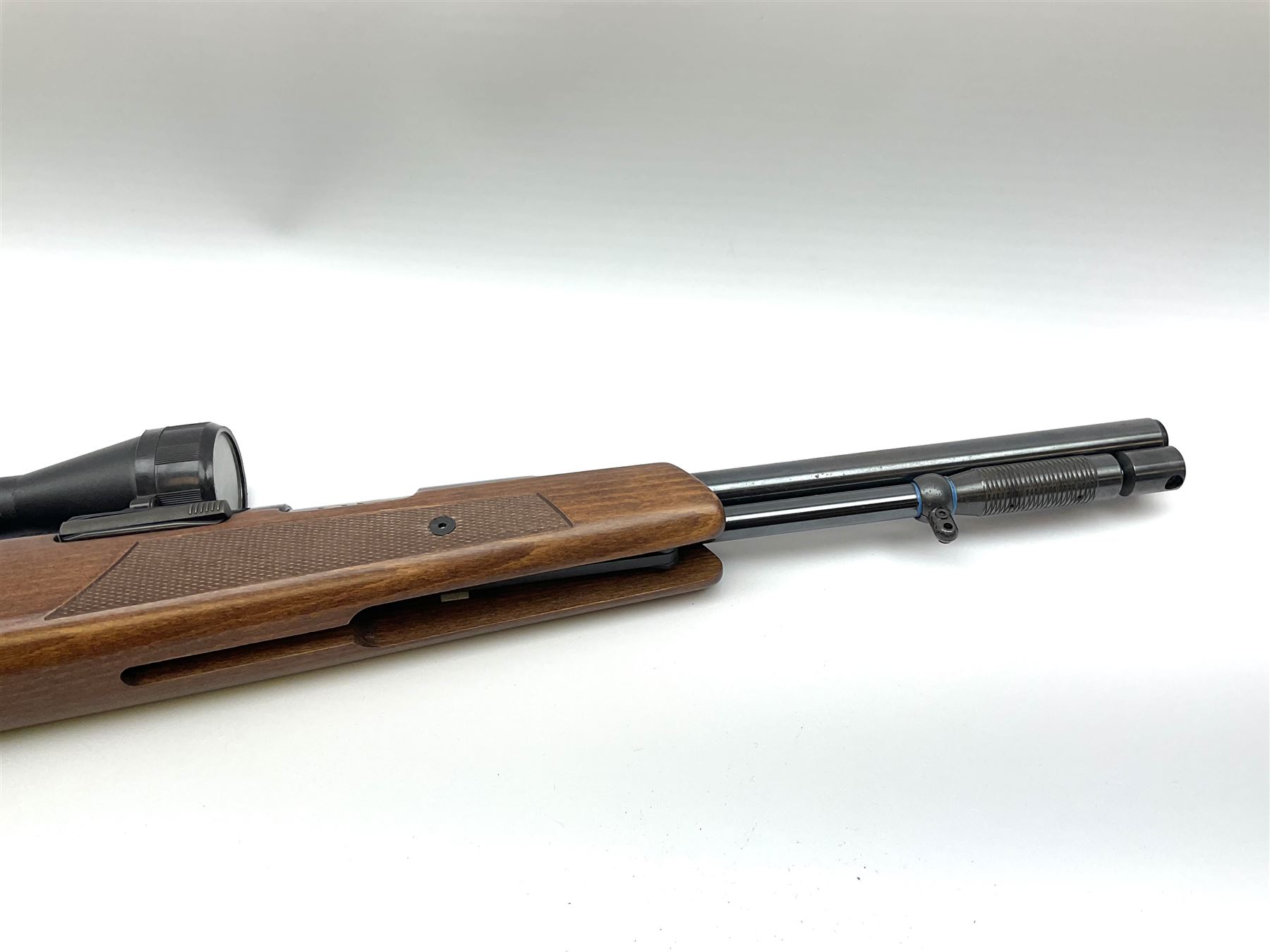 Air-Arms TX200 .22 underlever air rifle with Hawke telescopic sights, serial no.047630, L98.5cm overall