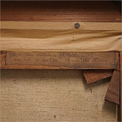 Irish School (Late 18th century): Portrait of the 'Right Honourable Sackville Hamilton (Irish 1732-1818) Third Son of the Honourable Henry Hamilton (1692-1743)', oil on canvas unsigned, labelled verso 71cm x 61cm
Provenance: direct from the family of the sitter
Notes: Sackville Hamilton was a notable Irish politician, one of the most important roles of his career included serving a long tenure as under-secretary to the Lord Lieutenant of Ireland. He was the son of the Hon. Henry Hamilton, he married Arabella Berkeley, a daughter of Bishop George Berkeley. 