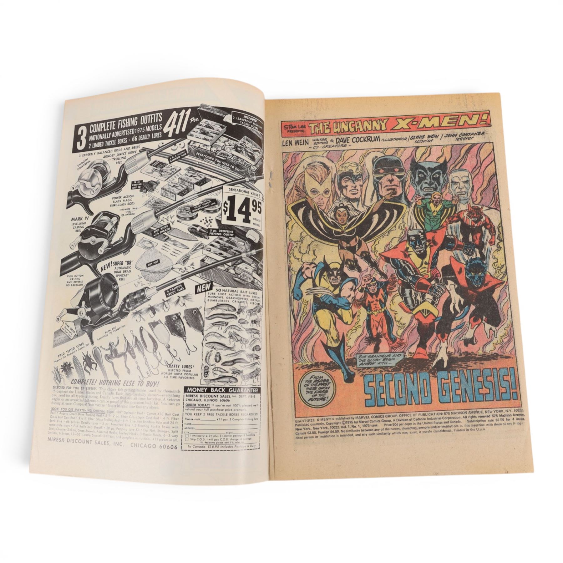 Marvel Bronze Age 1975 'Giant-Size X-Men' issue #1
