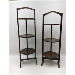 Two folding cake stands