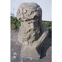  Composite stone model of a Greek God, H67cm  