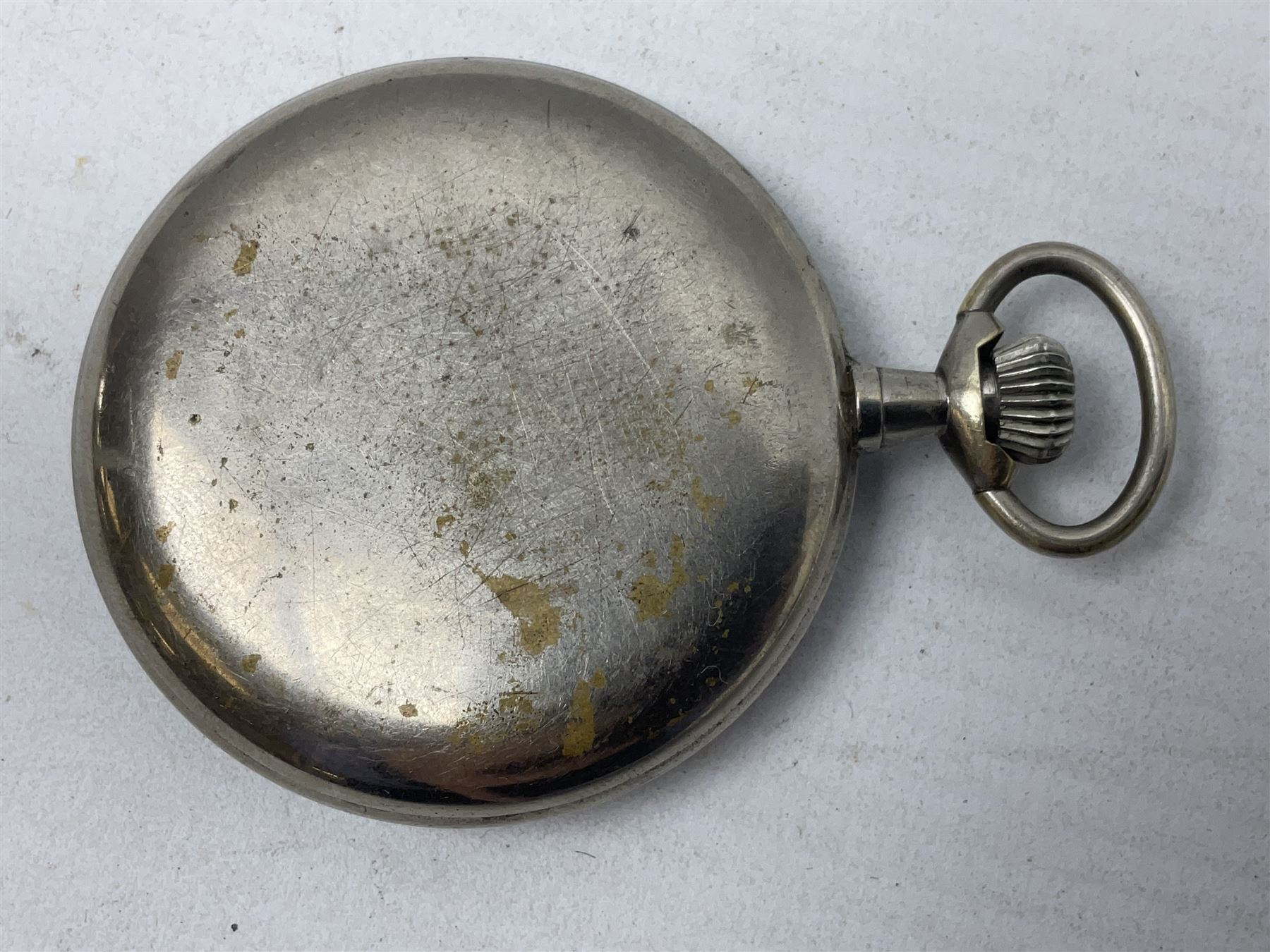 Early 20th century novelty Monaco roulette wheel, with enamel dial in pocket watch case 