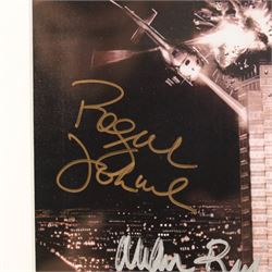Die Hard (1988) cast signed movie poster, signatures to include Bruce Willis, Bonnie Bedelia, Reginald VelJohnson, William Atherton, Hart Bochner, James Shigeta, Alan Rickman, Bruno Doyon, Andreas Wisniewski and John McTiernan, framed with certificate of authenticity from RICA verso, frame H57cm, W42cm