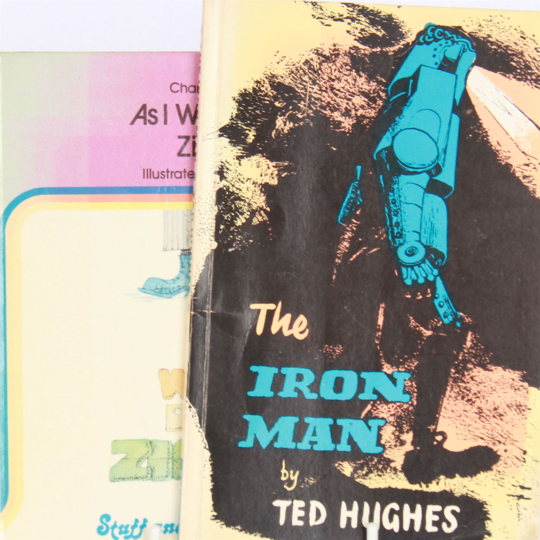 Ted Hughes, The Iron Man, singed with presentation inscription, together with Charles Causley, As I went Down Zig Zag, signed with presentation inscription (2)
