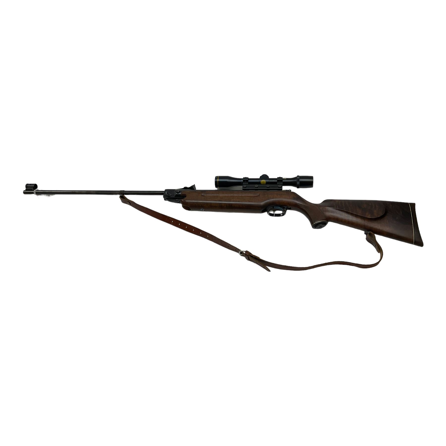 Weihrauch model HW35 air rifle Kal.5.5, with A.S.I De Luxe 4 x 32 scope, overall L121cm serial no. 989962