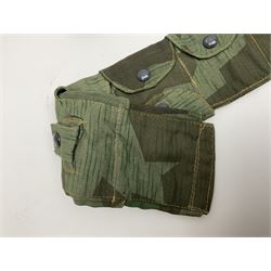 WW2 German Luftwaffe Parachutist's camo bandolier; stamped 0/0510/0052 1943