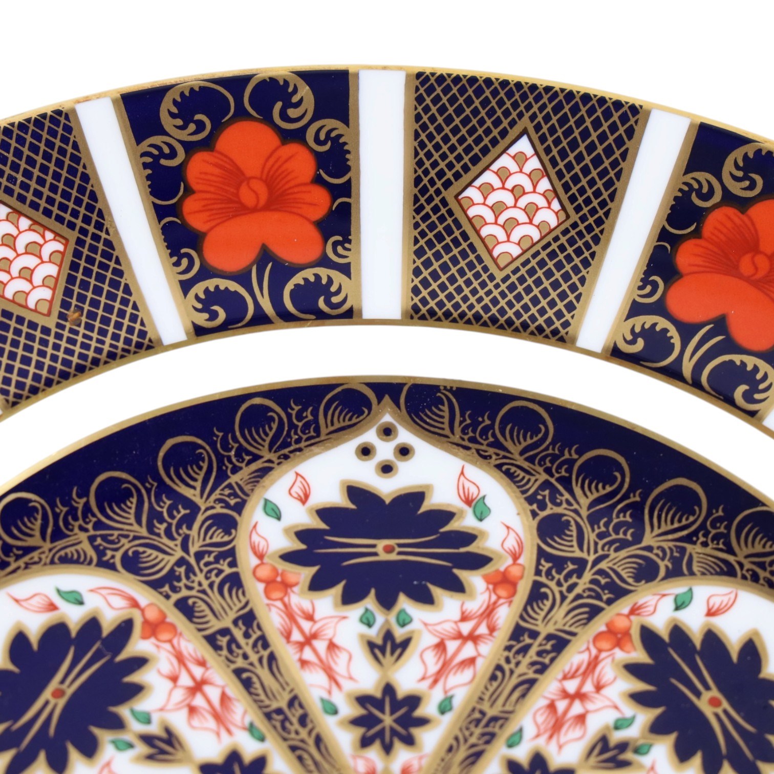 Royal Crown Derby Old Imari 1128 six dinner plates, D27cm 