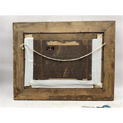 English School (Early 19th Century): The Judgement of Paris and The Musicians, two oils on panel unsigned, the latter with various indistinct inscriptions verso, max 21cm x 33cm (2)