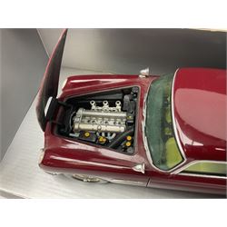 Chrono - two 1:18 scale die-cast models comprising Aston Martin DB5 1963 in 'Peony Red' and Triumph Spitfire Open Convertible 1970 in 'White'; both boxed (2)
