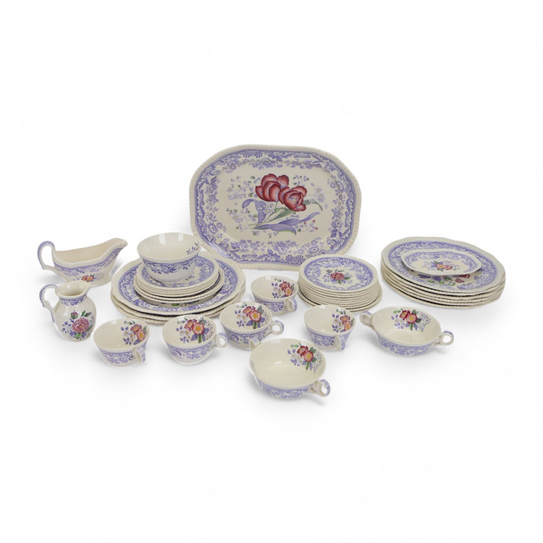 Spode Mayflower pattern dinner and tea wares Ceramics 123491