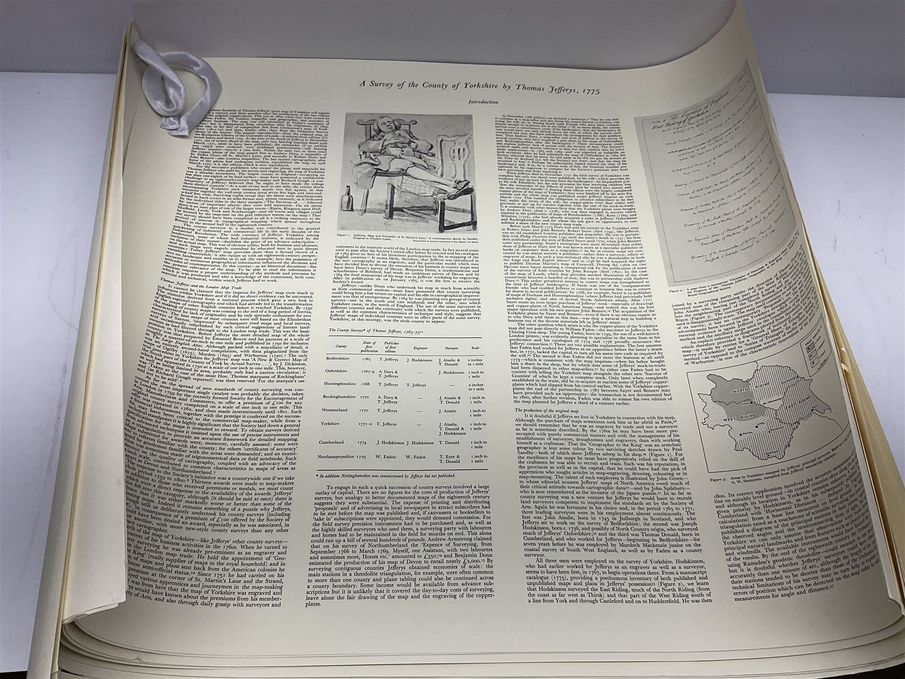 John Leech, pictures of Life and Character, first series, together with a collection of maps of Yorkshire 