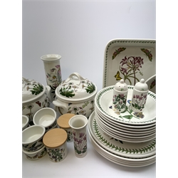 A group of Portmerion Botanic Garden wares, to include two tureens and covers, a number of serving dishes, dishes, cruets, ramekins, vase, etc.  
