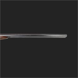 William Evans 12 bore double trigger boxlock ejector, side by side double barrel shotgun with 66cm (26
