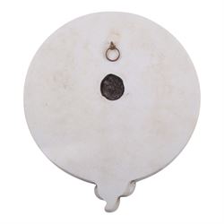 Set of six Art Nouveau style resin plaques , D20cm