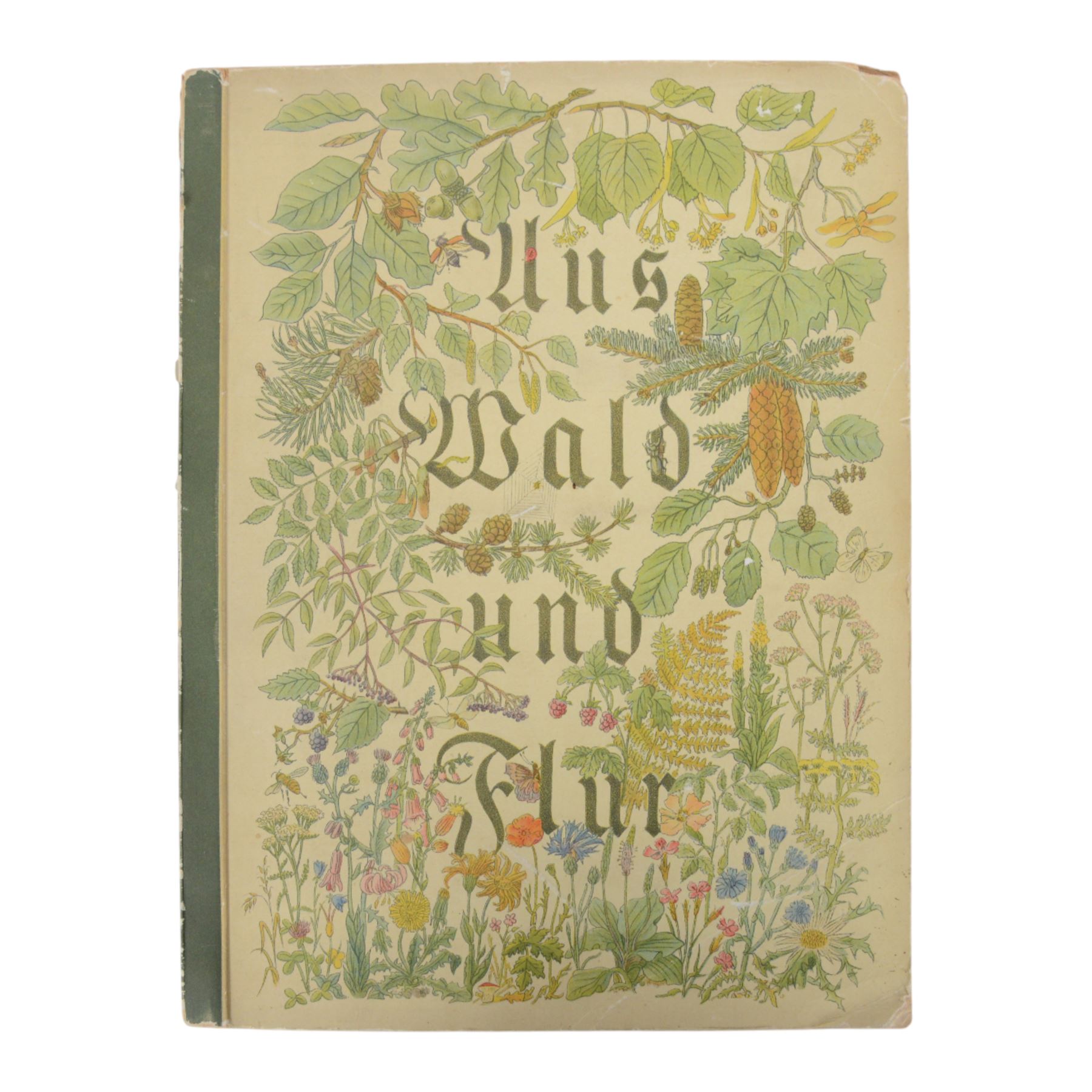 German Cigarette album on Imperial German Orders, medals & decorations together with a Third Reich Cigarette card album on Wild Flowers, Third Reich magazine Der Schulungsbrief
