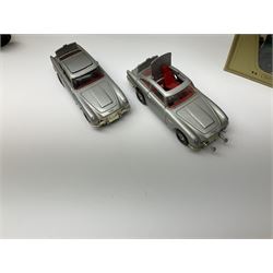 Corgi - 1991 James Bond Aston Martin No.94060, boxed; two other unboxed similar models; 1978 Sonic Controlled 'The Saint's Jaguar XJS', boxed but lacking control gun; and quantity of other die-cast models by various makers, some boxed