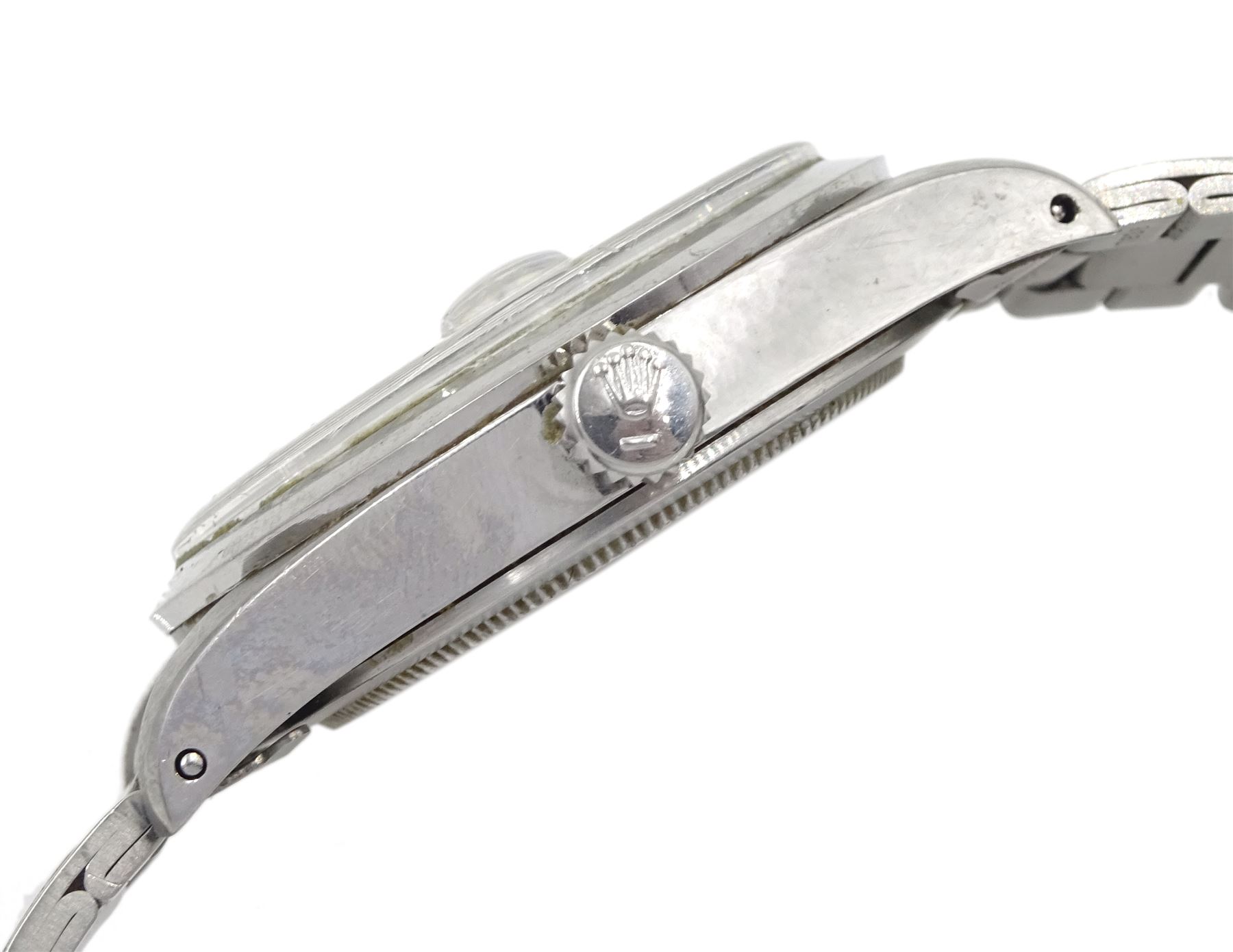 Tudor Prince Oysterdate rotor self-winding gentleman's stainless steel bracelet wristwatch, with blue dial, Ref No. 9080/0, serial No. 817403, circa 1974