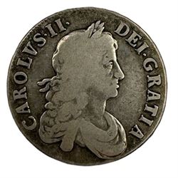 Charles III 1668 silver crown coin