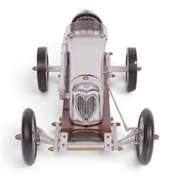 Authentic Models Bantam Midget model car, in chrome, L48cm, H19cm