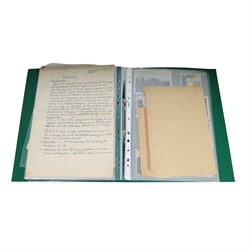 Collection of Third Reich German Ephemera, citations and certificates, photographs, an album of cigarette cards - Bilder Deutsche Geschichte, Deutschland Im Zweiten Weltkrieg, prints etc 