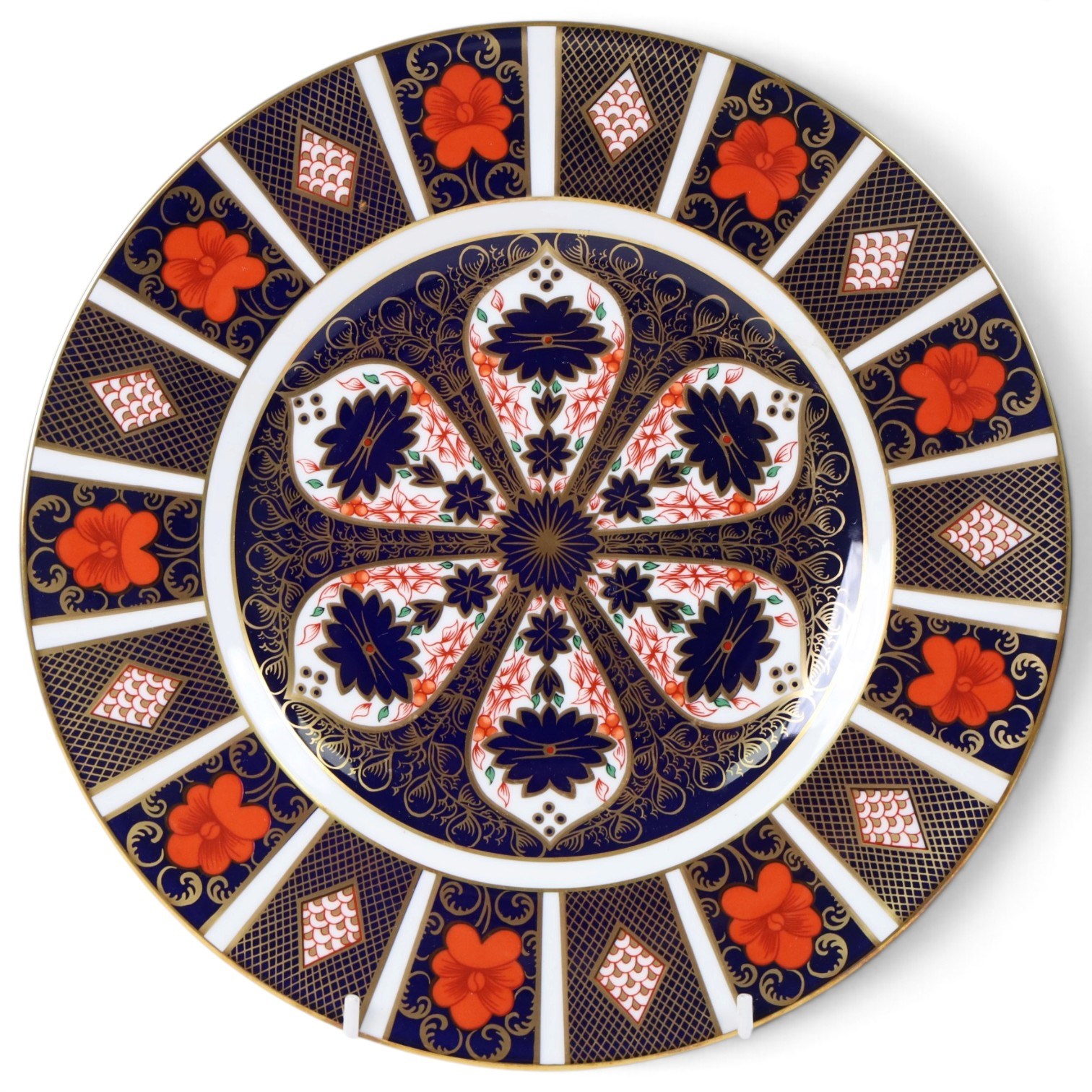 Royal Crown Derby Old Imari 1128 six dinner plates, D27cm 