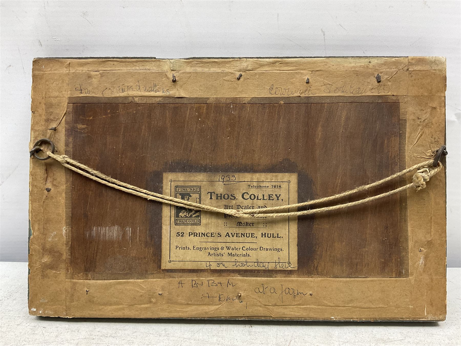 Daisy Smith (British 1891-1983): A Moorland Road, watercolour signed, indistinctly inscribed verso 14cm x 24.5cm