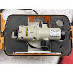 Land Surveying equipment - Nikon AX-2s Automatic Level 360 degrees, serial no.810890; in carrying case with instructions; Nikon Electronic Distancemaster Prism; in carrying case; Imax B6AC Dual Power Professional Balance Charger/Discharger; in carrying bag; Omni Zero 