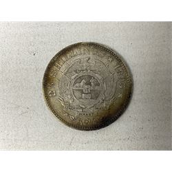 South Africa 1895 2 1/2 shillings, various Queen Elizabeth II five pound and two pound coins, pre euro coinage, pre decimal coinage etc
